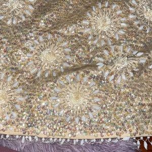 STUNNING VINTANGE!!! Marco Polo Sequins zip up top